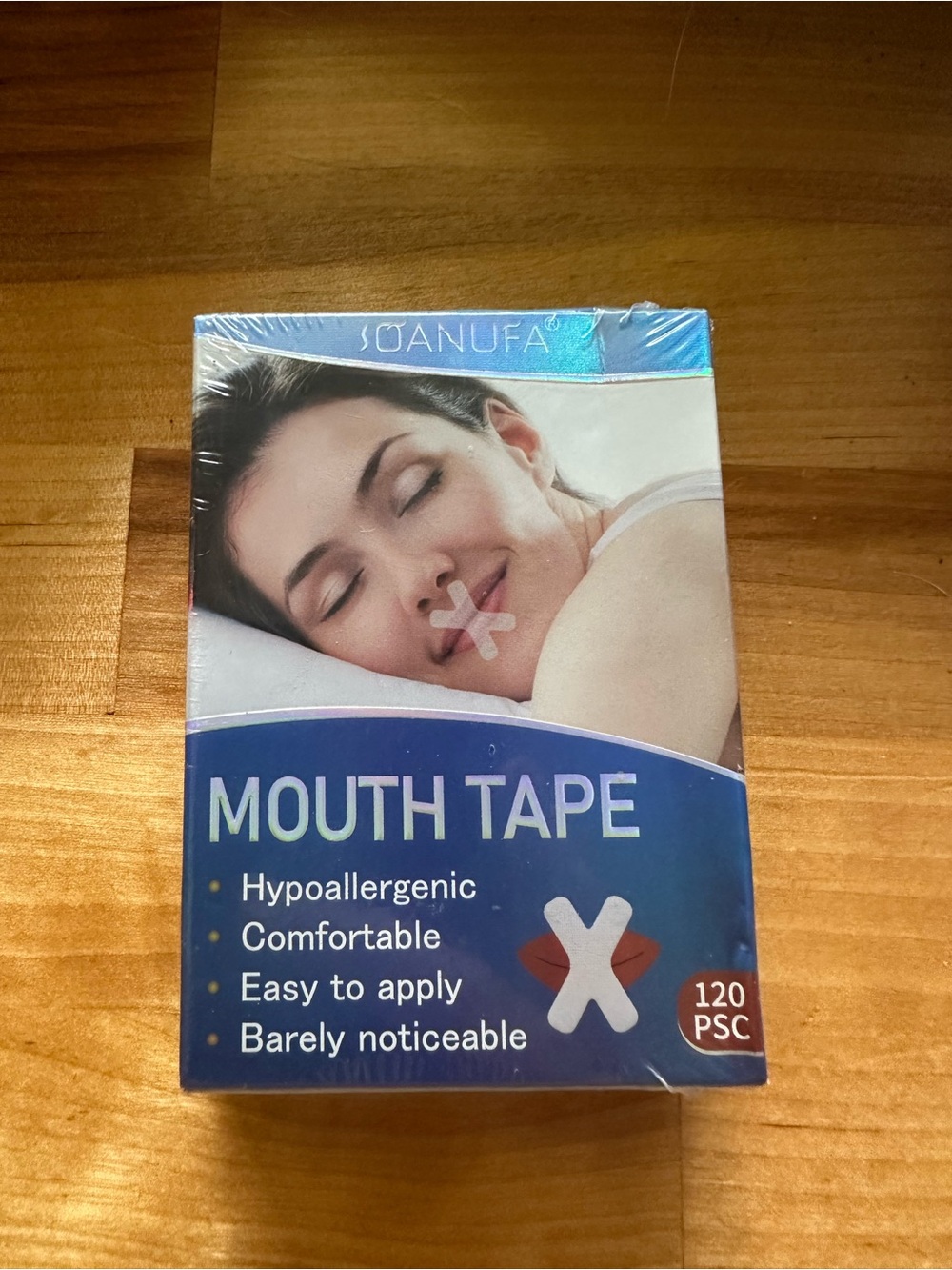 Blue Mouth Tape - Hypoallergenic Sleep Tape (120 PCS)